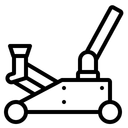 Free Hydraulischer Wagenheber  Symbol