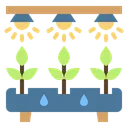 Free Hydroponic Plant Agriculture Icon