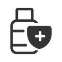 Free Hygienewaschmittel Desinfektionsflasche Handwasche Symbol