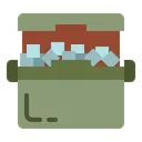 Free Ice Bucket Ice Cooler Icon