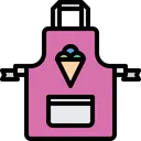 Free Ice Cream Apron  Icon