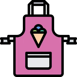 Free Ice Cream Apron  Icon