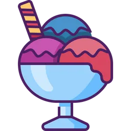 Free Ice Cream Bowl  Icon