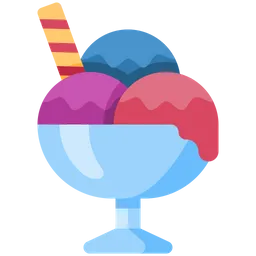 Free Ice Cream Bowl  Icon