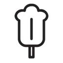 Free Ice Cream Leaf Illustration Icon