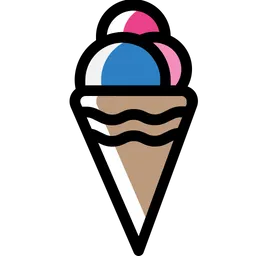 Free Ice-cream cone  Icon