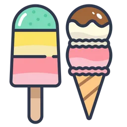 Free Ice Cream Cone  Icon
