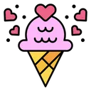 Free Icecream Cone Frozen Icon