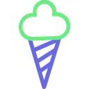 Free Cone Cone Icecream Dessert Icon