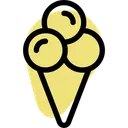 Free Scoops Cone Icon