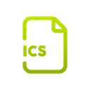 Free Ics File Format Icon