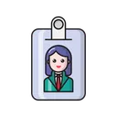 Free Id Badge Card Icon