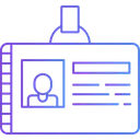 Free Id Card Identification Card Identity Card Icon