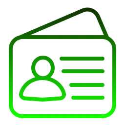 Free Id Card  Icon