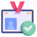 Free Id Card  Icon