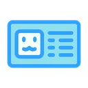 Free Id Card Identity Identification Icono