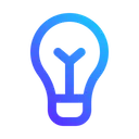 Free Idea Technology Bulb Icon