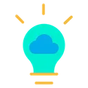 Free Idea Cloud  Icon