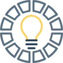 Free Idea Bulb Innovation Icon