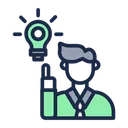 Free Idea Bulb Light Icon