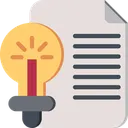 Free Idea y papel  Icono