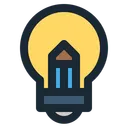 Free Ideia Lampada Criatividade Icon