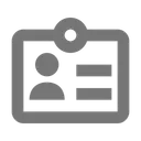 Free Tarjeta De Identificacion Icono