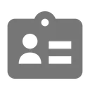 Free Tarjeta De Identificacion Icono