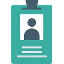 Free Badge Identity Card Volunteer Card Icon