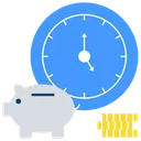 Free Il Tempo E Denaro Tempo Finanziario Budget Icon