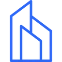 Free Immobilien Blaue Umrisse Verschiedenes Lebensstil Icon