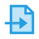 Free Import File Document Icon