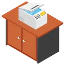 Free Impresora Mesa Para Impresora Equipo De Oficina Icon