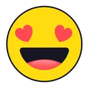 Free In Love Emoji Face Icon