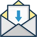 Free Inbox Email Incoming Mail Icon