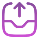 Free Inbox Out Inbox Mail Icon