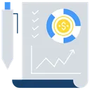 Free Income Analysis Financial Report Productivity Report Icon