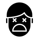 Free Inconscience Triste Emotion Icon