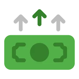 Free Currency Growth  Icon