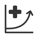 Free Increase Curve Chart Growth Graph Growth Chart Icon
