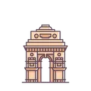Free Delhi Indiagate War Icon