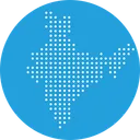 Free India Asian Map Icon