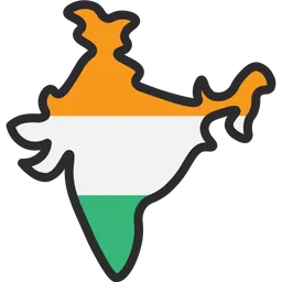 Free India map  Icon