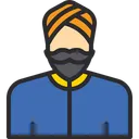 Free Indian Man Indian Sikh Icon