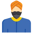 Free Indian Man Indian Sikh Icon
