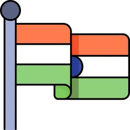 Free Indische Flagge  Symbol