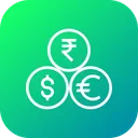 Free Indische Rupie Dollar Symbol