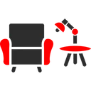 Free Indoor Setting Decorating Furniture Icon