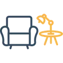 Free Indoor Setting Decorating Furniture Icon