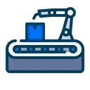 Free Industrial Robot  Icon